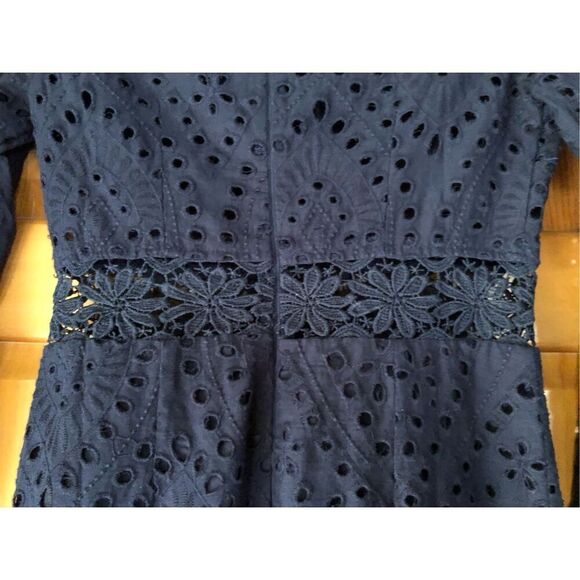 SAINTS SECRETS SANGLAISE EMBROIDERED TURTLENECK DRESS SZ6 - Picture 9 of 14